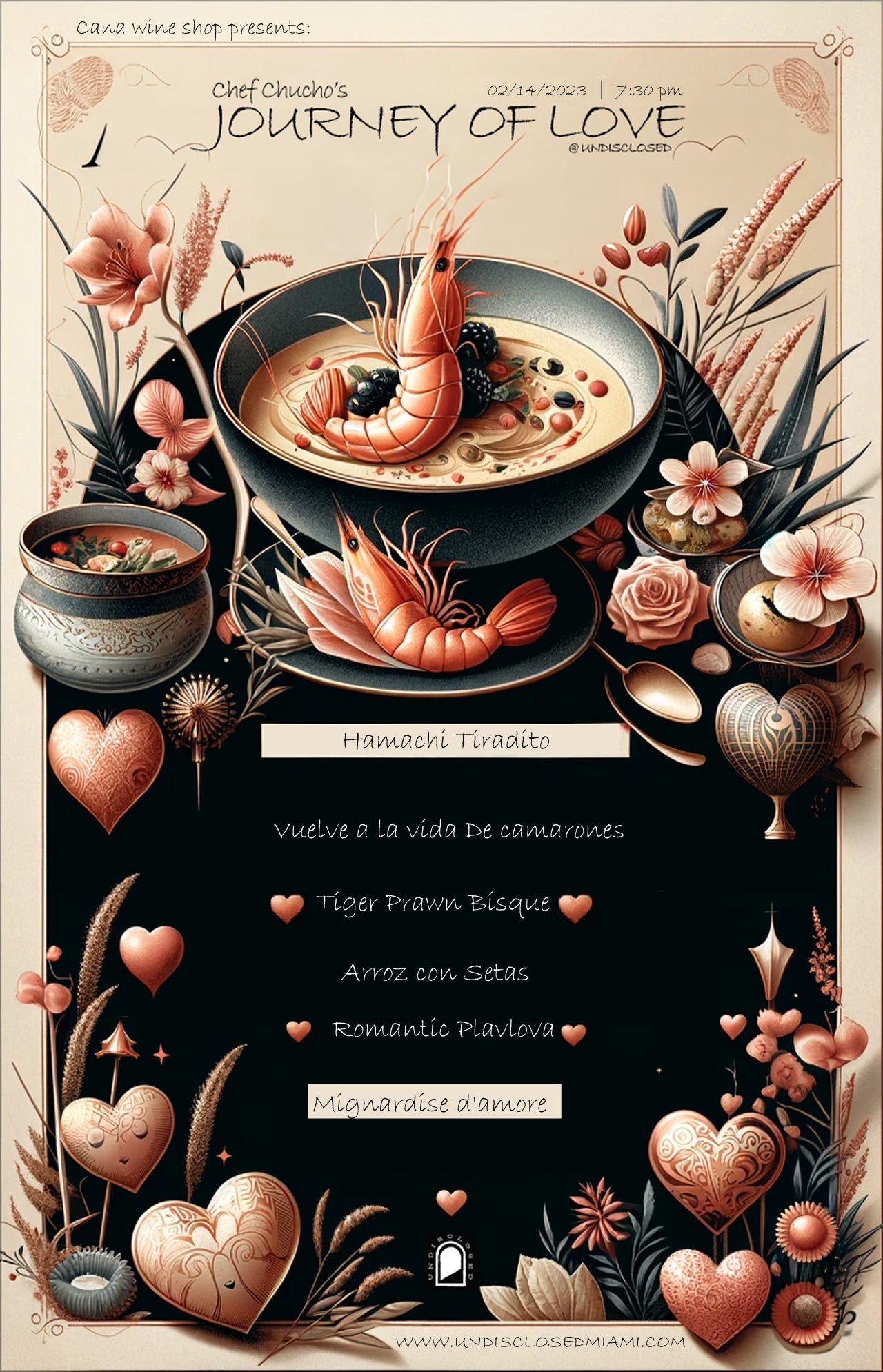 A Journey of Love by Chef Chucho Rojas | 02/14/2024