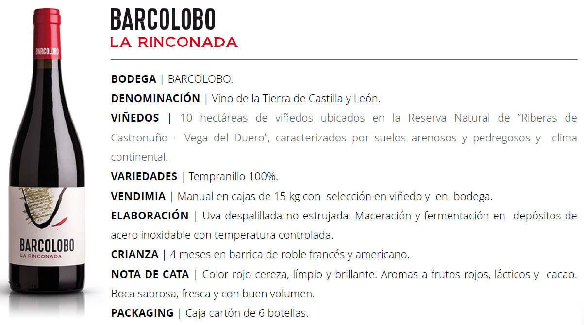 Barcolobo Wine Tasting